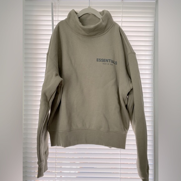 Essentials Fear of God, Kids Funnel Neck Sweatshirt. Boys size 8 - Picture 1 of 6